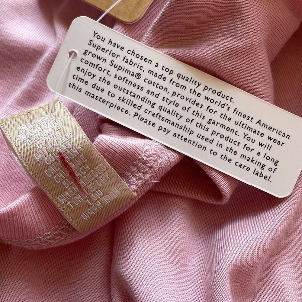 Kate Hill long sleeve top, pink, women’s size L, NWT - Picture 7 of 8